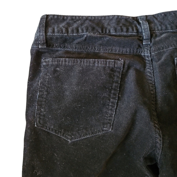 Eddie Bauer Black Modern Slim Straight Corduroy Pants - Picture 6 of 8